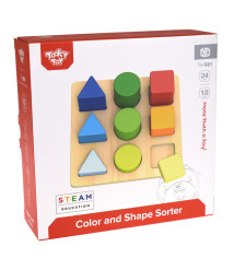 Sorter din lemn pentru Culori și Figuri, 57231